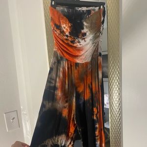 tie dye jumpsuit